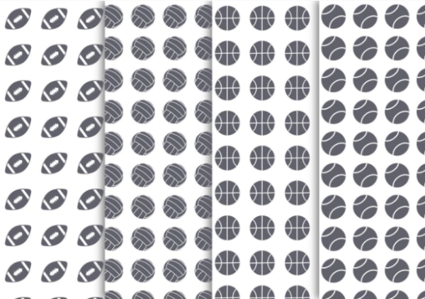 Amazing Free Sports Design Assets for Designers: Sports Balls Background